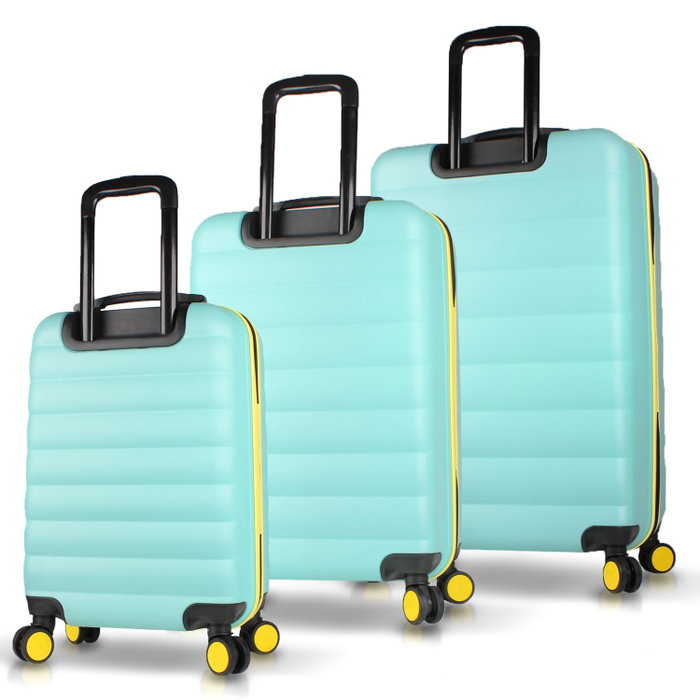 Zoozie Bags Juego de Maletas de 3 Piezas Color Menta
